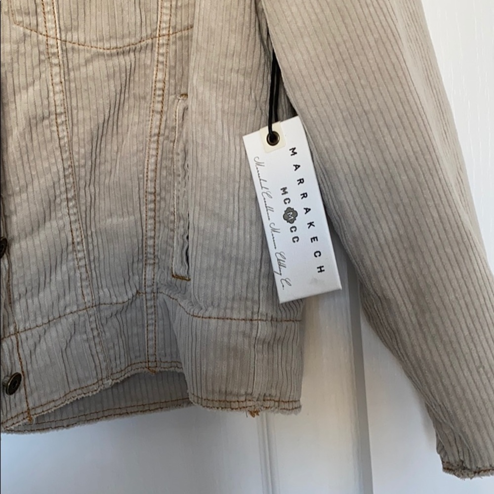 Shearling Lined Corduroy Jacket - image 3